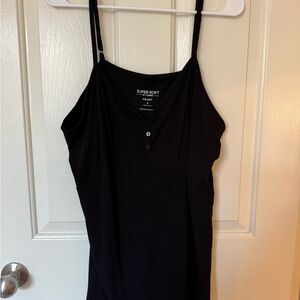 Torrid super soft Black Women's Top with button detail